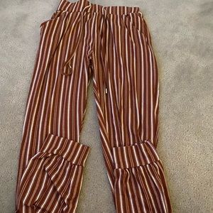 Stripped pants never worn size 2xs